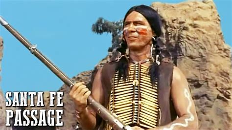 Santa Fe Passage Cowboy And Indian Movie Action Western Classic