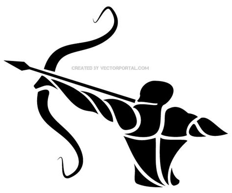 Represented by the archer, fire mutable signs are the administrators and networkers of the zodiac. Sagittarius Zodiac Sign Vector Graphics | Sagitário ...