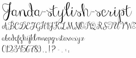 Subscribe to envato elements for unlimited fonts downloads for a single monthly fee. Janda Stylish Script Font : Script Handwritten : pickafont.com