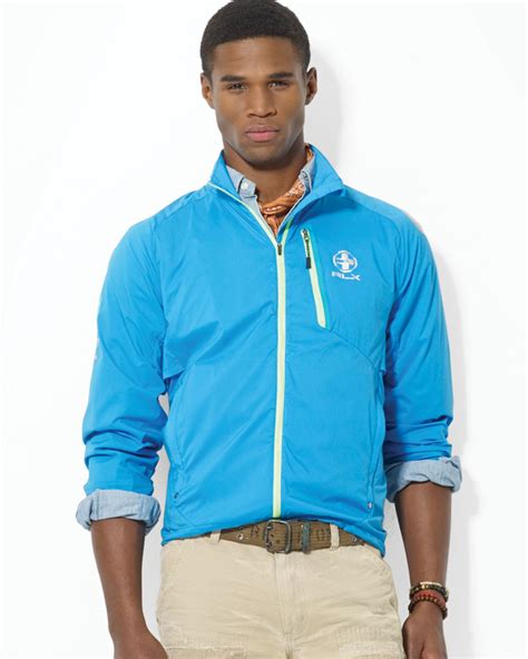 Lyst Ralph Lauren Polo Rlx Packable Trailwind Jacket In Blue For Men