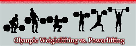 Olympic Weightlifting Powerlifting Detailed Differences And