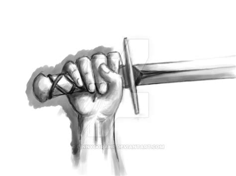 Hand Holding Sword By Linnygorahr On Deviantart