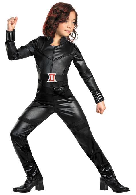 Girls Deluxe Black Widow Costume Black Widow Costume Black Widow
