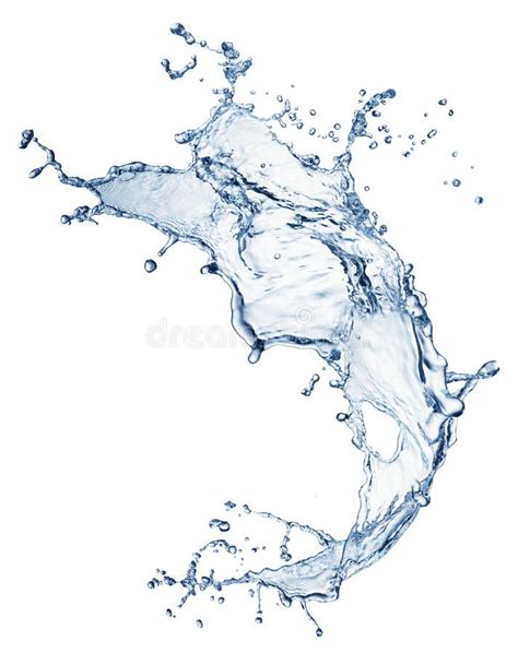 Blue Water Splash Isolated Stock Image Image Of Drop 40759415