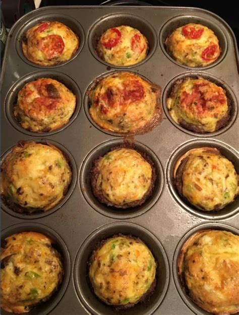 Low Carb Sausage And Egg Breakfast Cups David S Way To Health And Fitness