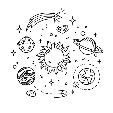 The #sneak peek for the next gift of the day tomorrow. Space aesthetic - Coloring pages - Print coloring 2019