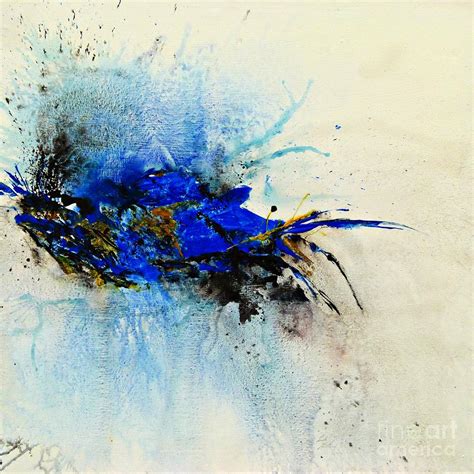 Magical Blue Abstract Art Painting By Ismeta Gruenwald Fine Art America