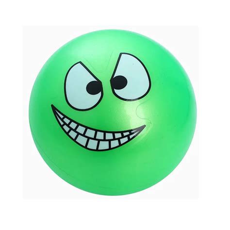 3pcs Super K Funny Face Ball Samll 10cm Rubber Kid Ball Playing For