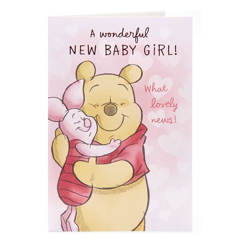 Home cards citidirect government education. Buy Winnie The Pooh Card - New Baby Girl for GBP 0.99 | Card Factory UK