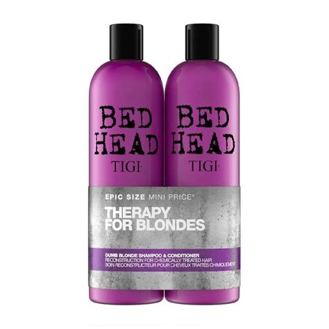 Tigi Bed Head Dumb Blonde Shampoo And Conditioner For Blonde Hair X Ml