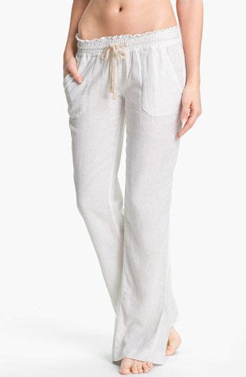 Roxy Oceanside Linen Blend Beach Pants Nordstrom Fashion Pants Outfit Casual Clothes