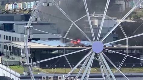 Bristol Fire Huge Blaze At We The Curious Science Museum As Smoke