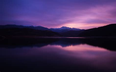 1280x800 Mountain Lake Night Reflection 5k 720p Hd 4k Wallpapers