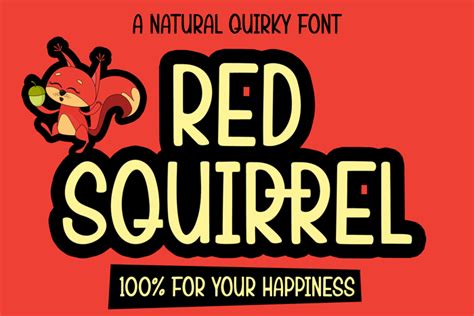 Red Squirrel Font Tigade Std Fontspace