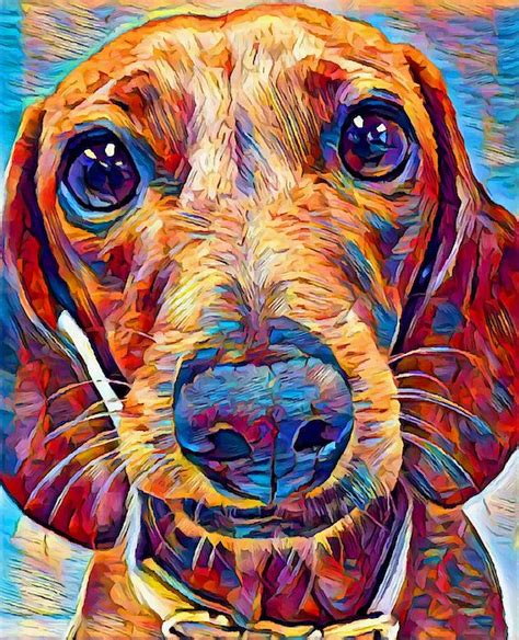 Dachshund 6 By Chris Butler Dachshund Painting Dog Portraits
