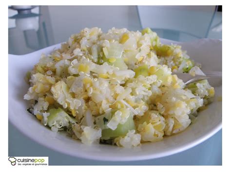 Mélangez le quinoa, la carotte et le poireau, le persil et les oeufs entiers. Quinoa blond et lentilles corail aux poireaux - Autres ...