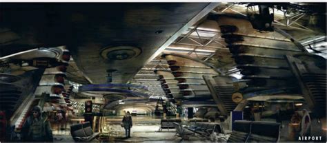 Concept Art Of Fallout 4 Boston Airport Interior Rretrofuturism