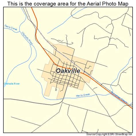 Aerial Photography Map Of Oakville Wa Washington