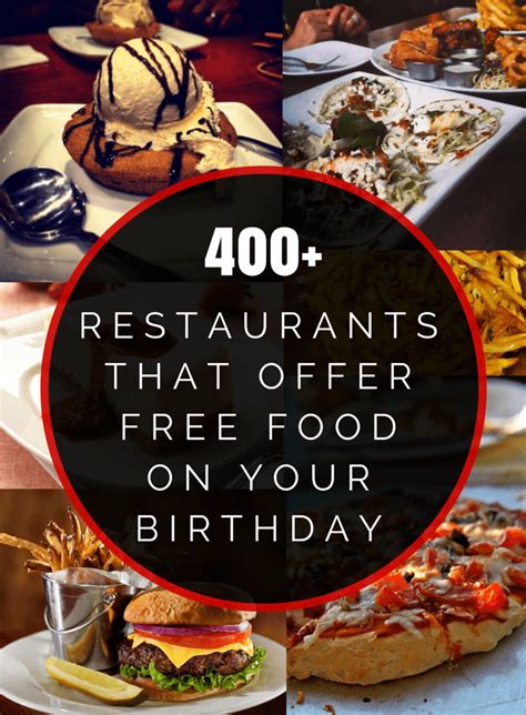 To get free and cheap food throughout the month of july. 400+ Restaurants That Offer Free Food On Your Birthday