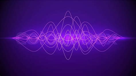 1920x1080px 1080p Free Download Sound Wave Abstract Purple Color