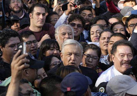 Andrs Manuel Lpez Obrador Se Reivindica Como Lder De Masas En Una