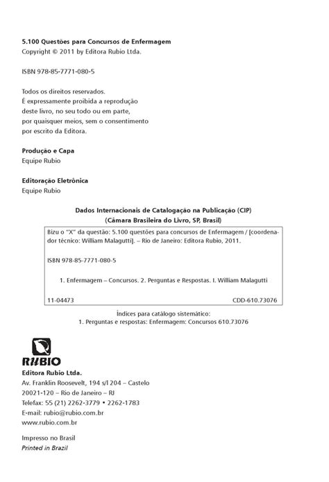 Bizu De Enfermagem - 5.100 Questões Para Concursos Pdf Gratis