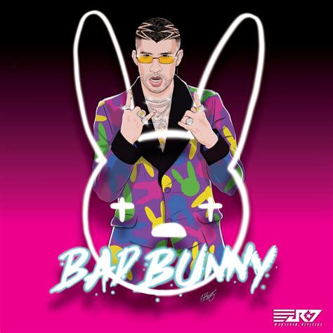 Bad Bunny Poster Jrseven
