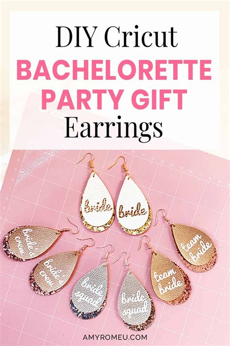 Diy Bachelorette Party T Earrings How To Make Earrings Leather
