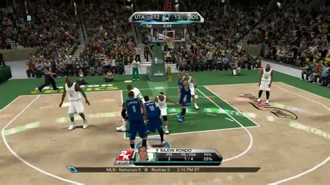 Nba 2k10 My Player Nba Finals Jazz Vs Celtics Game 4 Youtube
