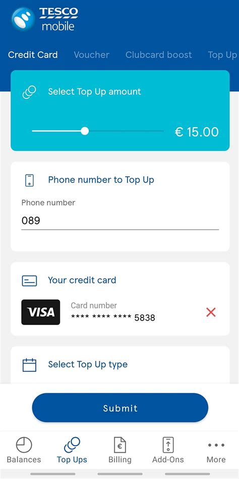 How To Top Up Tesco Mobile