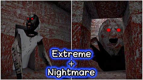Granny V Extreme Nightmare Mode Full Gameplay Youtube