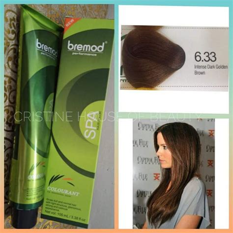 Bremod Hair Color With Oxidizer 633 Intense Dark Golden Brown