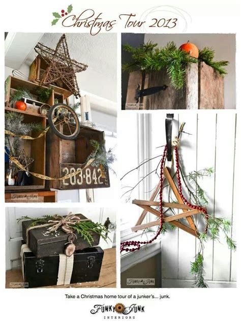 Great Ideas Funky Junk Interiors Christmas Christmas Decorations