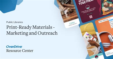 Library Print Ready Materials Marketing And Outreach Overdrive