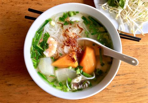 Tapioca Noodle Soup Hủ Tiếu Delicious Vietnam