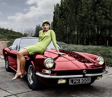 tara king classic cars british avengers girl car in the world