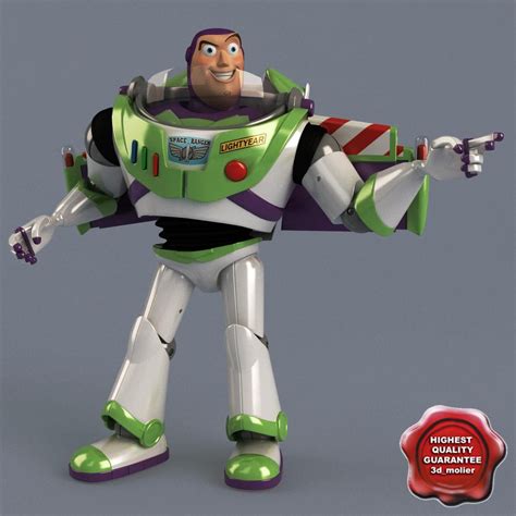 78 Amazing Buzz Lightyear 3d Model Free Mockup