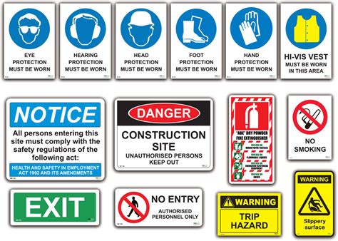 These coloured or illuminated signboards are universally recognised. Safety signs - Prowling Lions