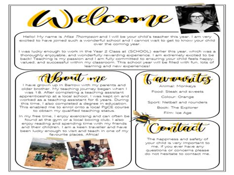 Free Teacher Welcome Letter Template