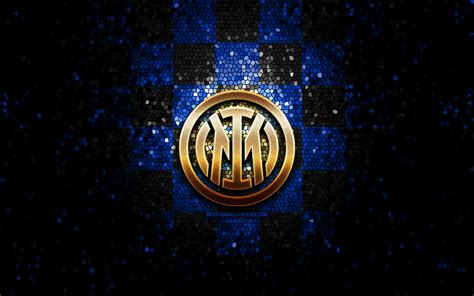 Download Wallpapers Inter Milan Fc New Logo Glitter Logo