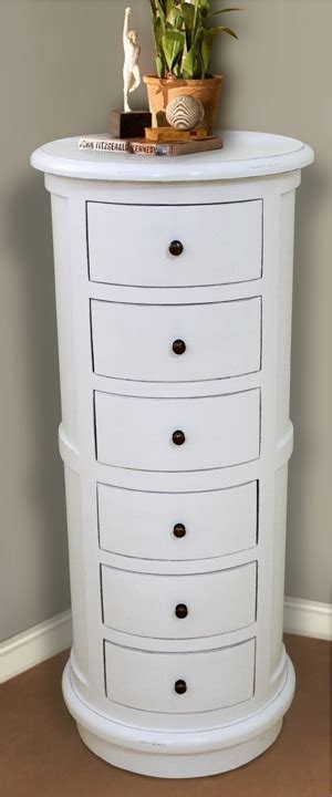 Die front des schrankes präsentiert sich mit zahlreichen auffälligen details. Rundkommode Rund Teak Holz TUBE Design Schrank Kommode ...