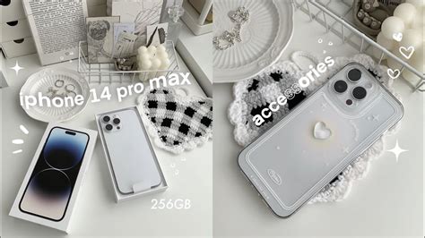 Iphone 14 Pro Max Unboxing Silver Accessories Ft Moft Youtube