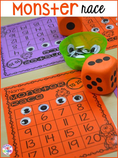 Incorporating sight words, math, colors, the alphabet, and shapes into memory games, bingo, tic tac toe, and more is a great way to make learning exciting. Halloween Activities and Centers for Preschool, Pre-K and ...