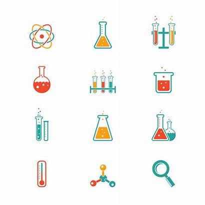 Chemistry Vector Icons Vectors Beaker Illustration Science