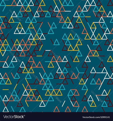 Abstract Geometric Background Seamless Pattern Vector Image