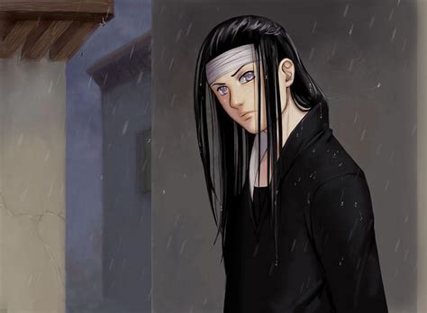 Paintpixel Hyuuga Neji Naruto Naruto Series 1boy Black Hair