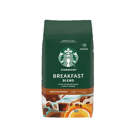 Молотый кофе Starbucks Breakfast Blend 340 г Exotic Food