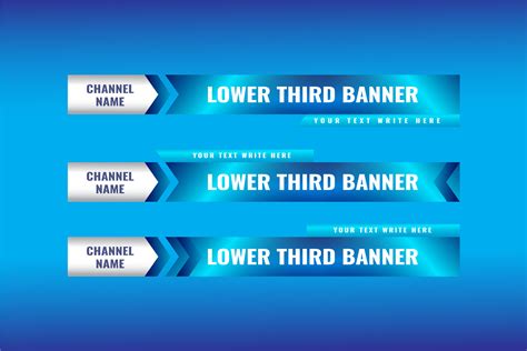 Green Modern Lower Thirds Set Banner Graphic By Promotosh · Creative