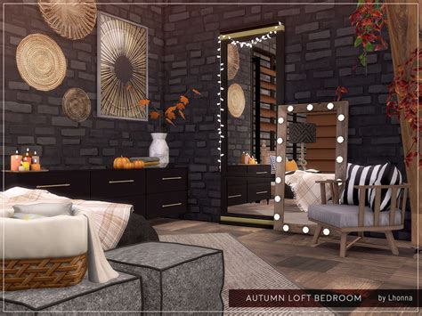 The Sims Resource Autumn Loft Bedroom