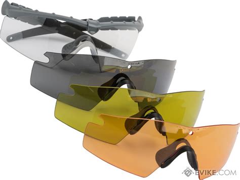 Oakley Si Ballistic M Frame 2 0 Strike Shooting Glasses Color Grey Grey Clear Persimmon